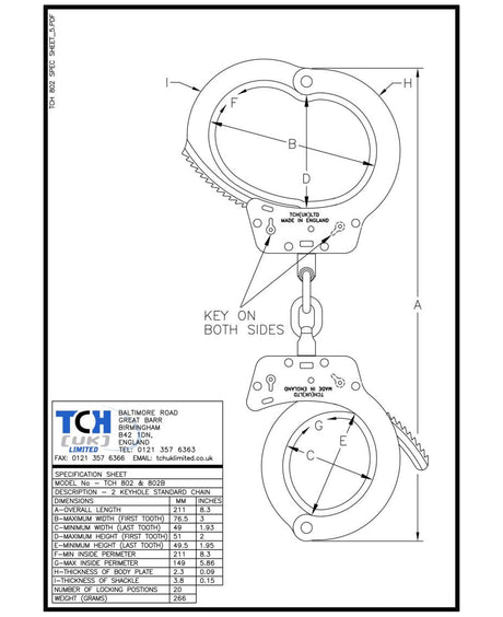 Standard Chain Twin Lock