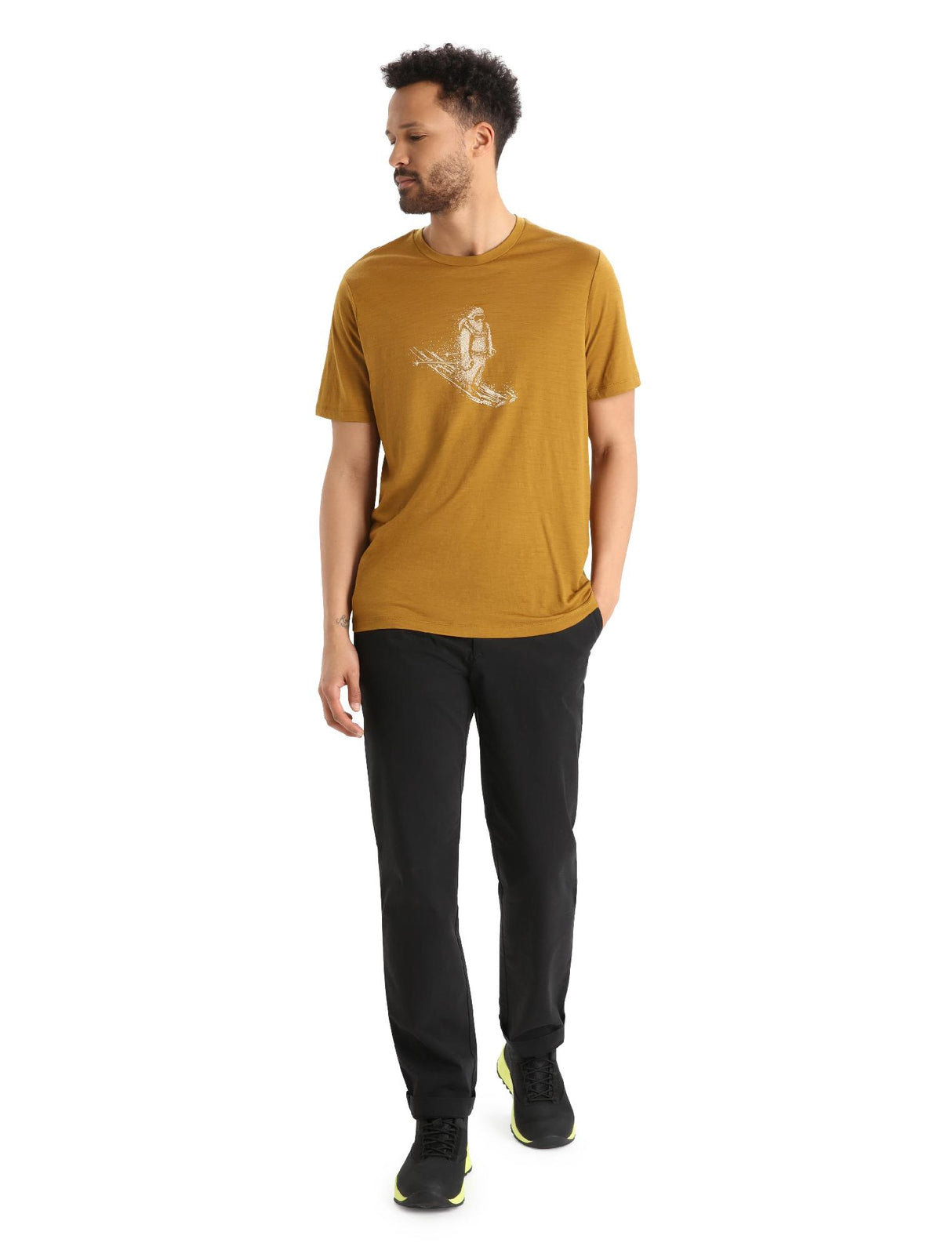 M Tech Lite II SS Tee Skiing Yeti