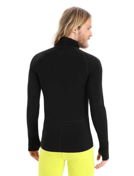 M Merino LS Roll Neck