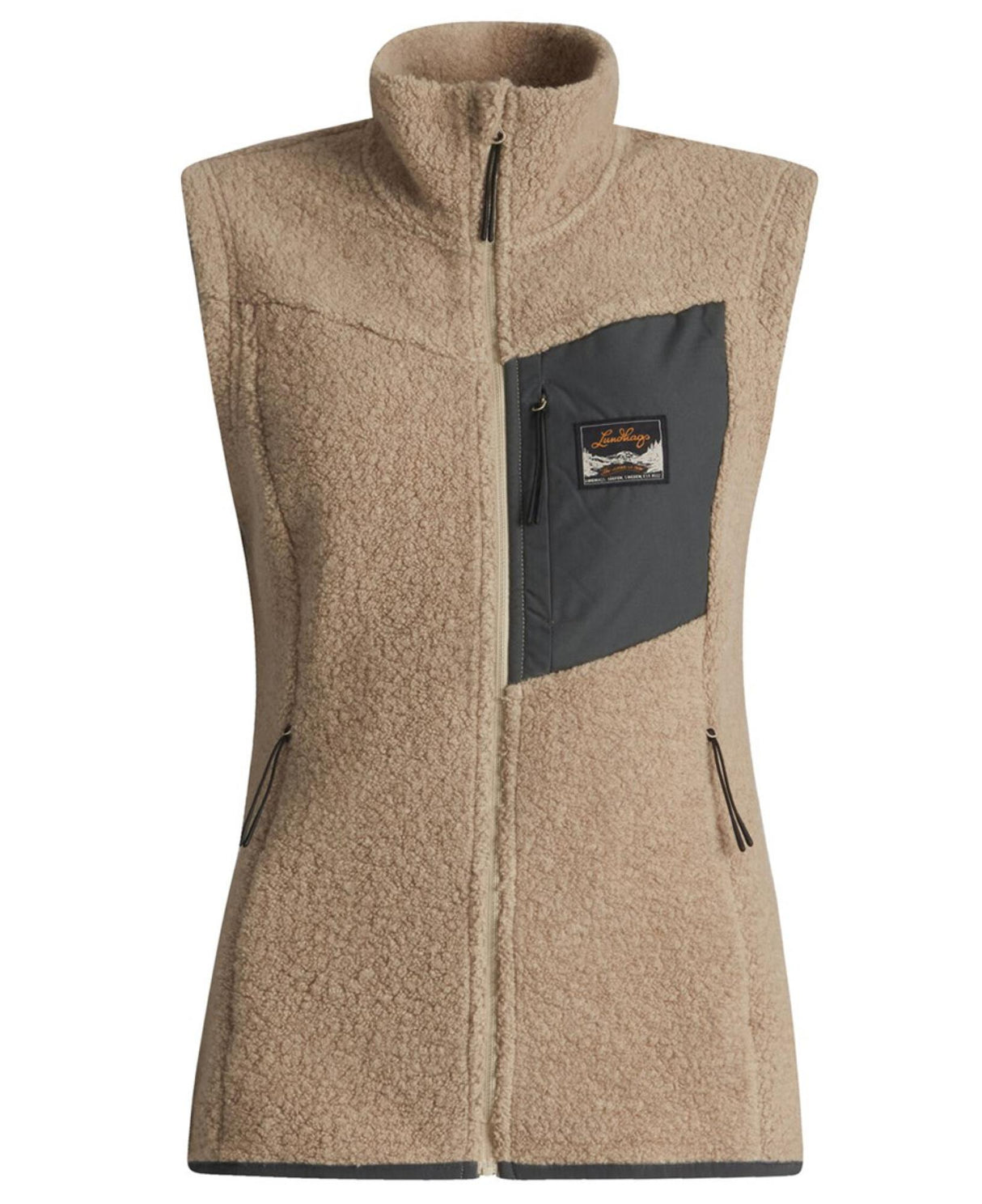 Flok Wool Pile Vest W