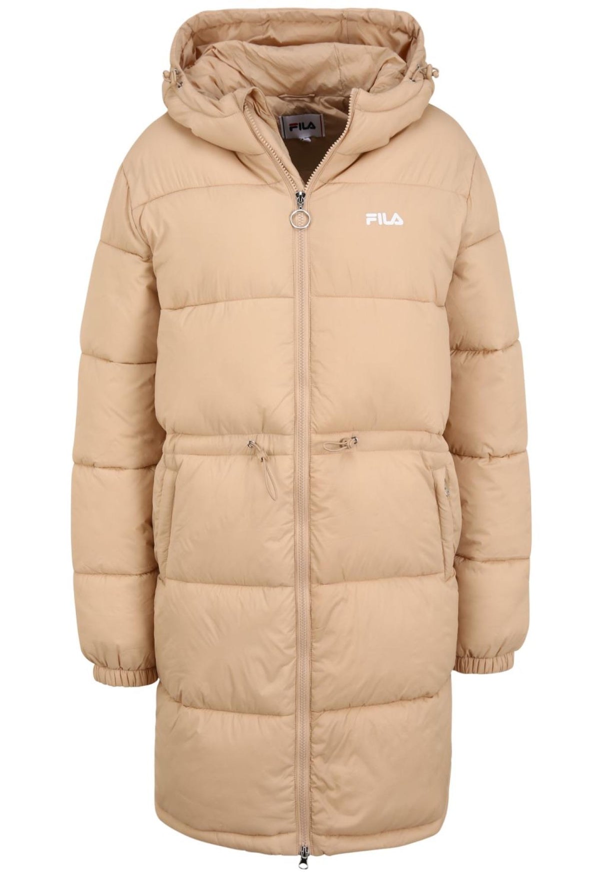 WOMEN EMBLA long hooded puff jacket