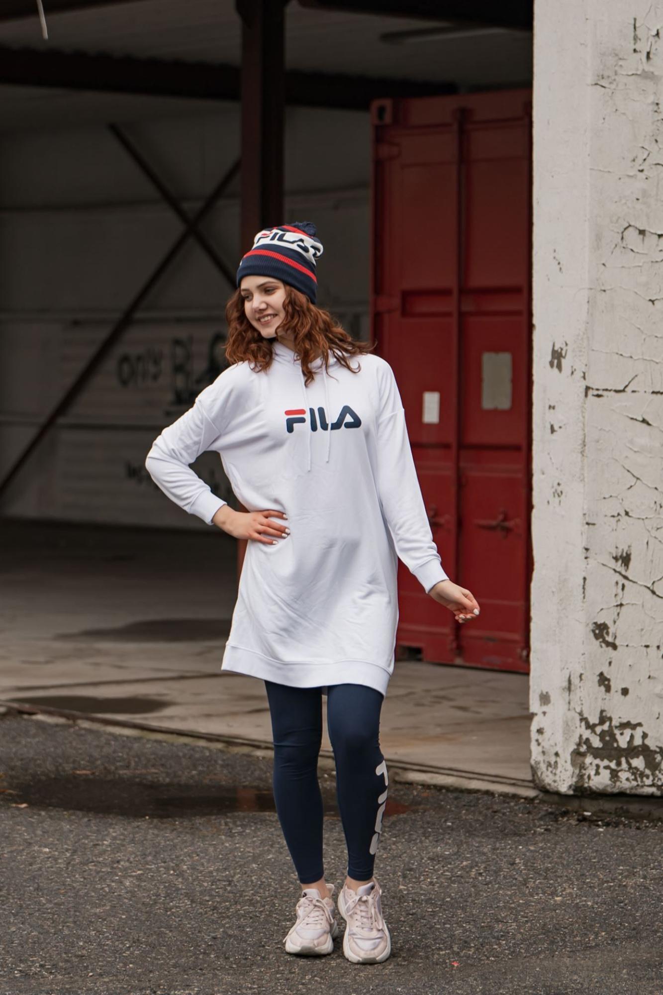 FILA WOMEN ELISH oversized hoody dress Milrab.no