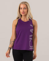 Loose Cut Tank Top Purple Wmn - XS