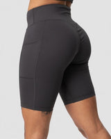 Classic Pocket Biker Shorts Anthracite - S