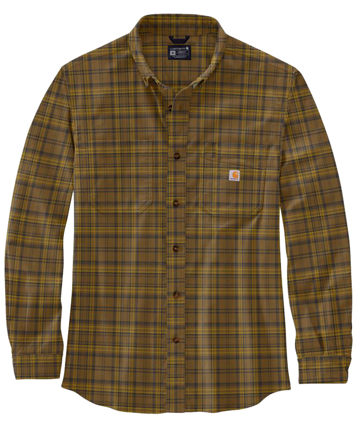 Midweight Flannel L/S Plaid Shirt