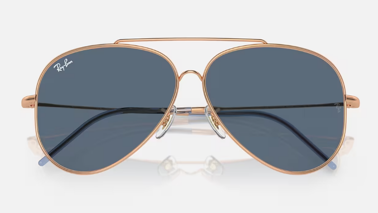 Aviator Reverse Polished Rose Gold